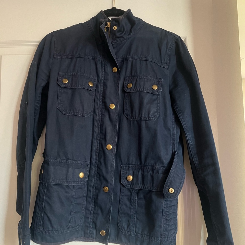 J. Crew Army Green Cargo Jacket